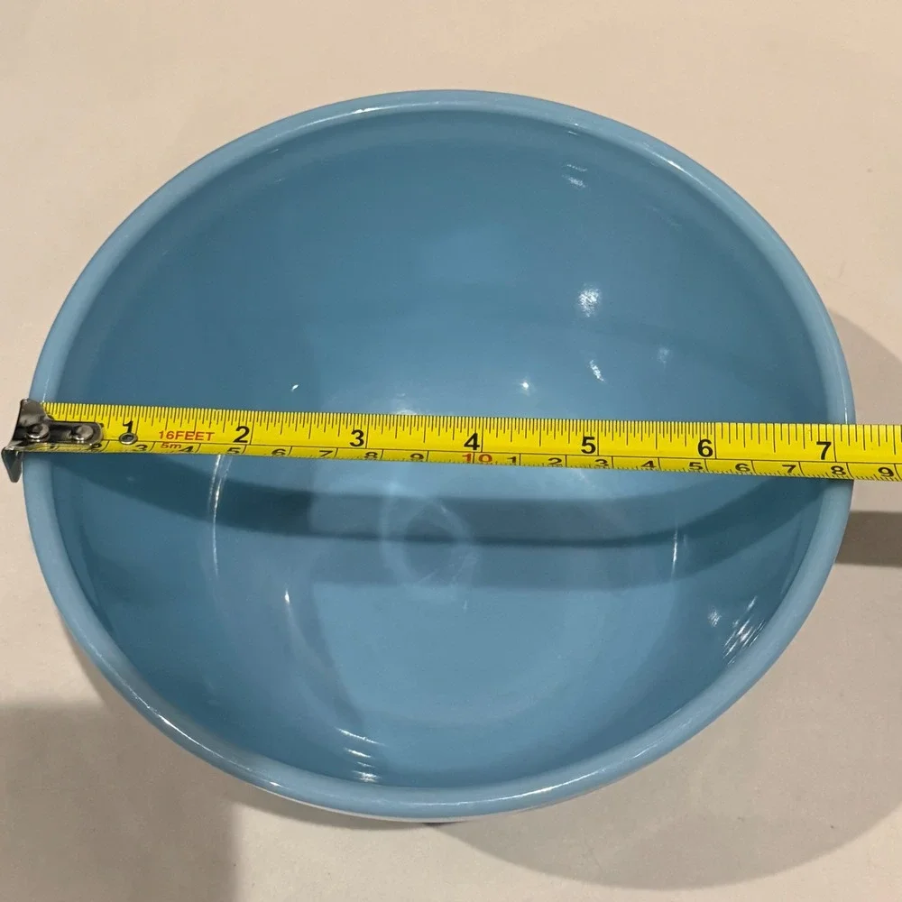 Vintage Pyrex Delphite Blue 401 402 Nesting Mixing Bowls Rare HTF Opal Glass Set
